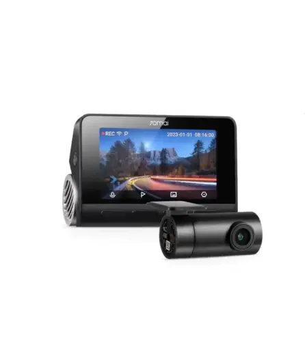 70mai A810 True 4K HDR Dual Dash Cam, Built-in GPS Logger, ADAS, Sony Starvis2 IMX678, 150° Wide, Optional Parking Mode with Motion Detection & Time Lapse, Upto 256GB Supported