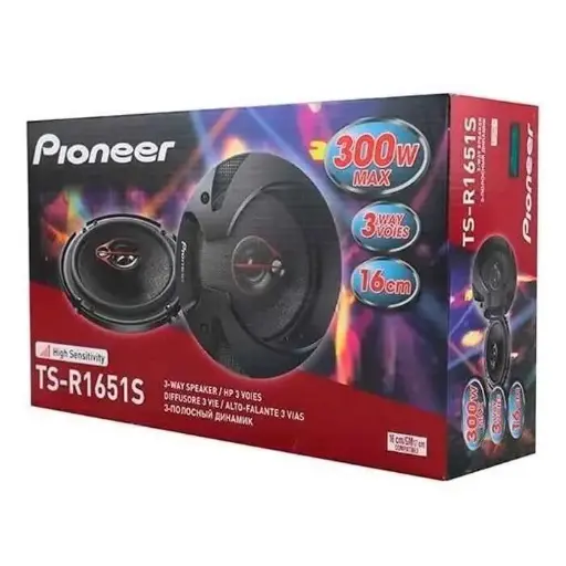 Pioneer TS-R1651S-2 300W Car Wired Coaxial Woofer - Black