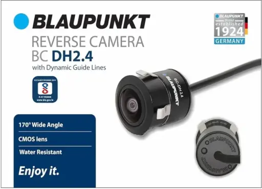 Blaupunkt Universal Rear Bumper Camera with SD Picture Quality & Dynamic Guidelines BC DH2.4