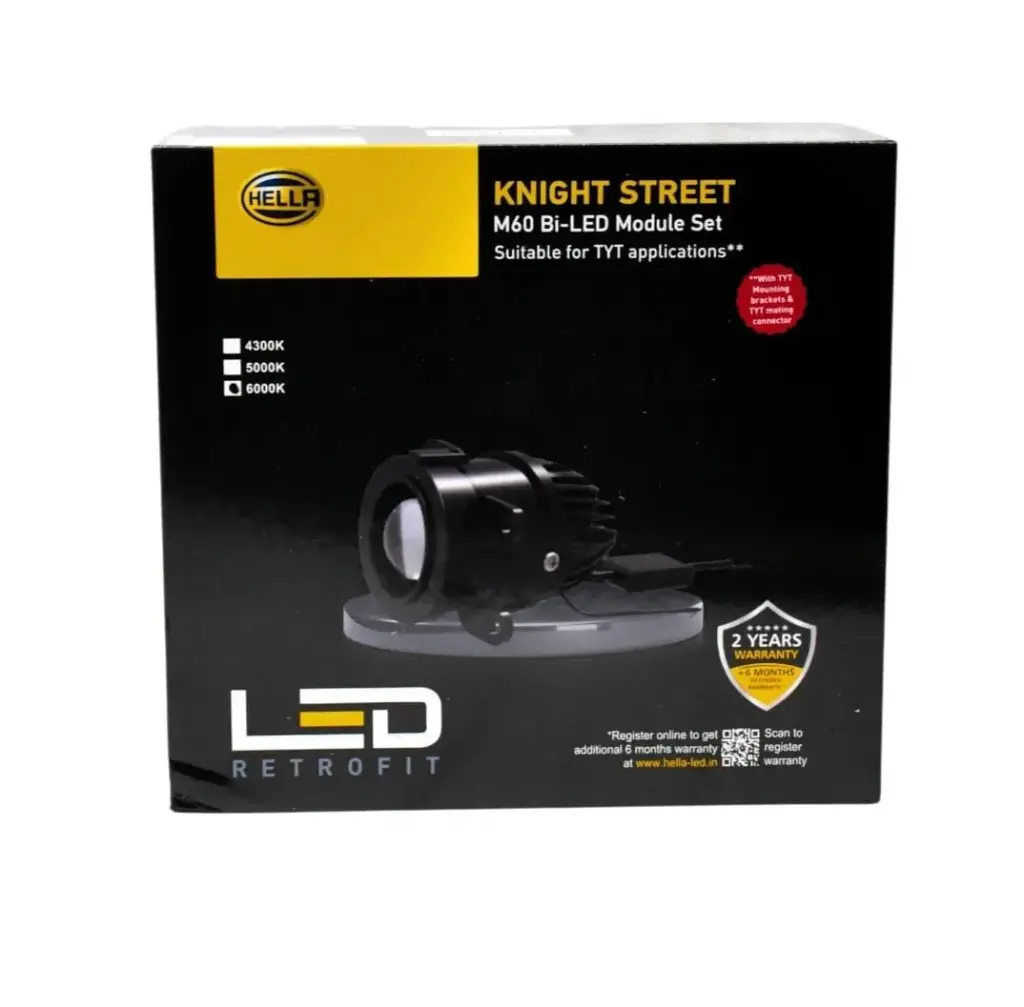 HELLA Knight Street M60 Bi-LED Module Set 6000K